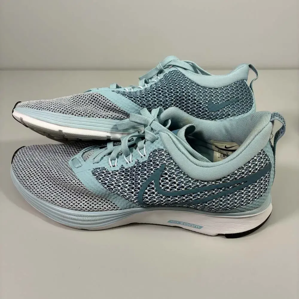 Nike Women's Zoom Strike Running Shoes AJ0188-401 Ocean Blue